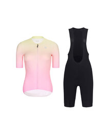 RIVANELLE maillot corto y pantalón corto - ELEVATE - negro/rosa/multicolor